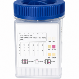 Prueba toxicológica en copa 5 parámetros (AMP500-BZO200-COC150-MOP300-THC50)